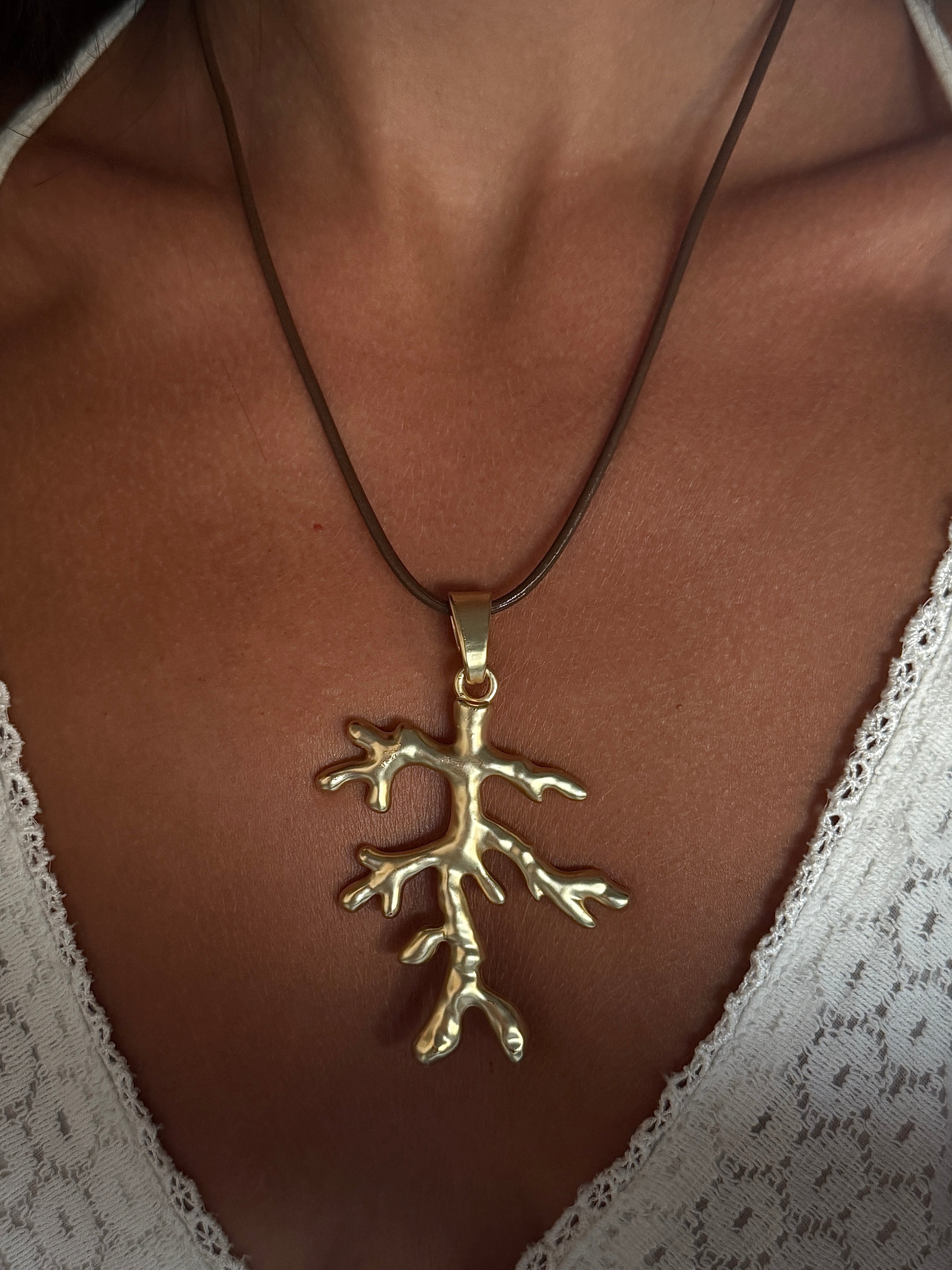 שרשרת Coral זהב