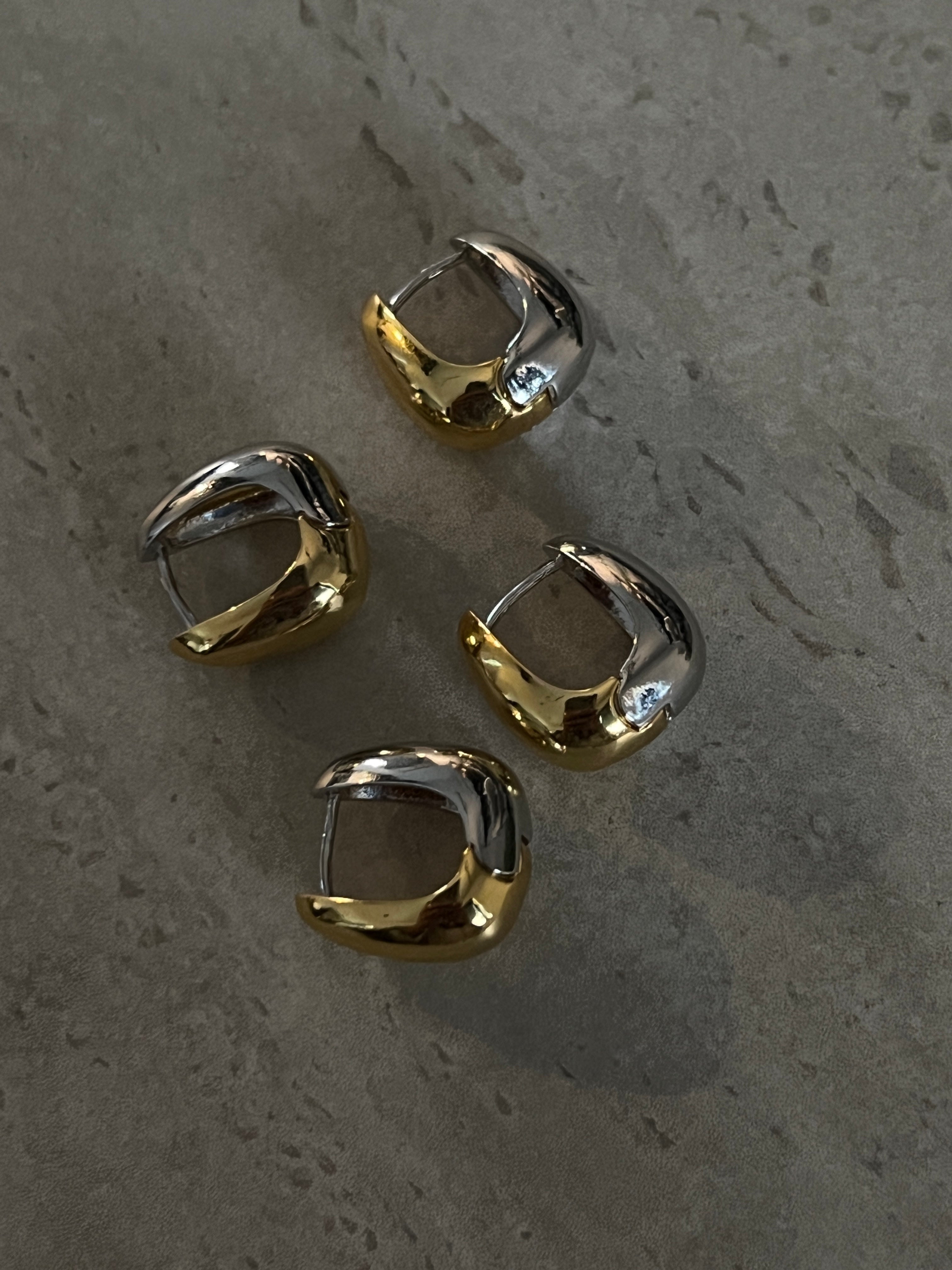 עגילי Double Earrings