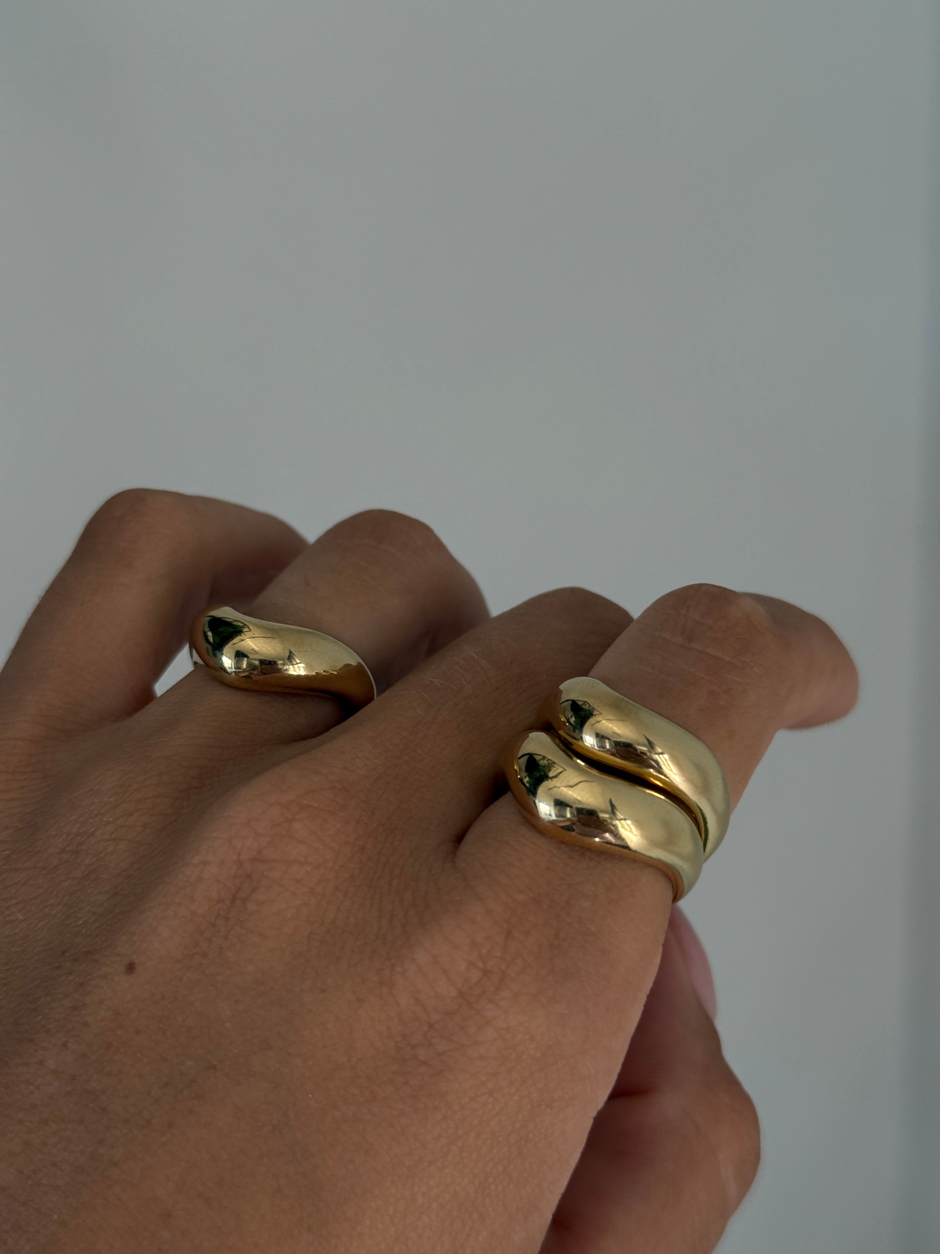 טבעת Dune זהב