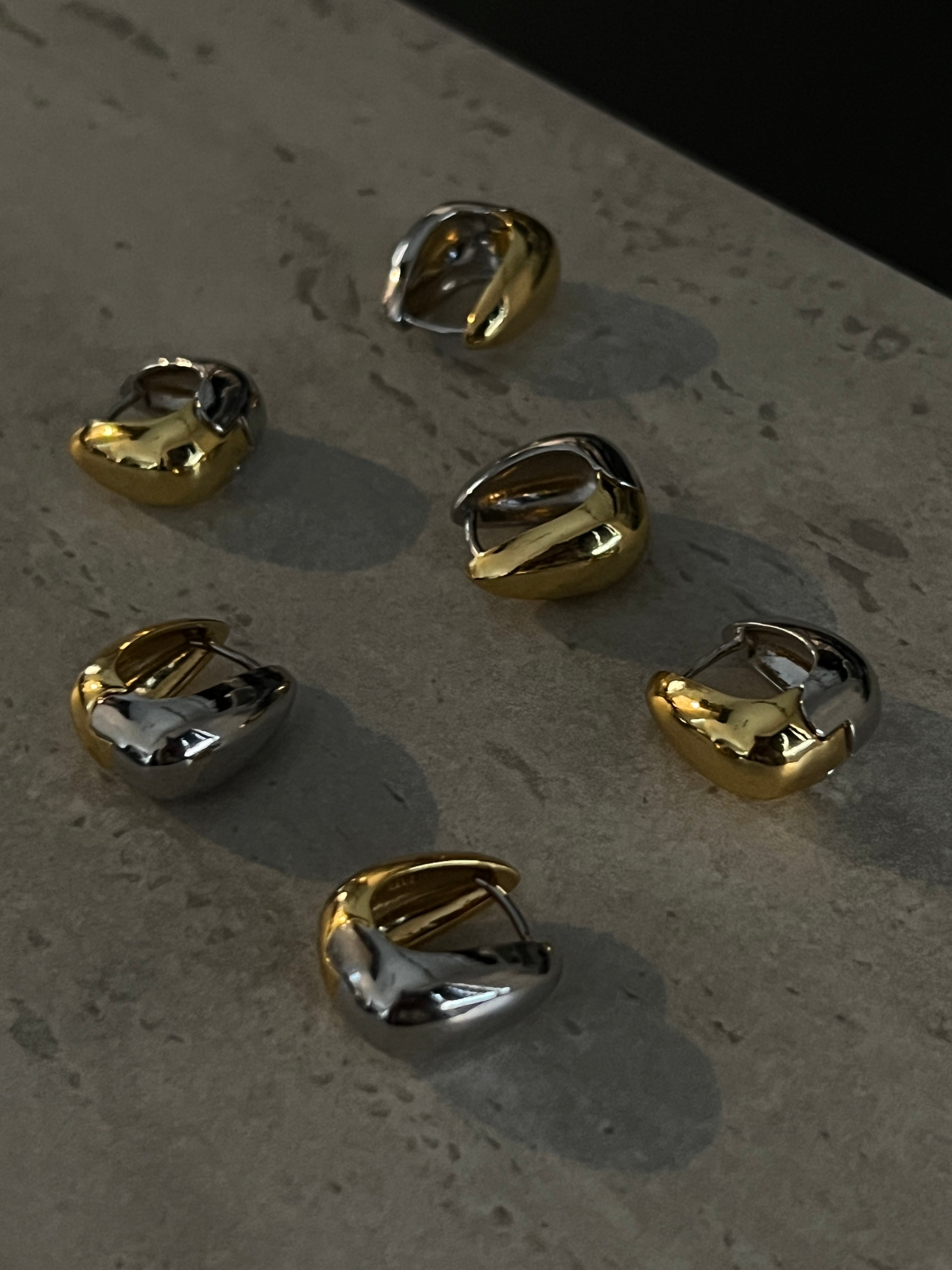 עגילי Double Earrings