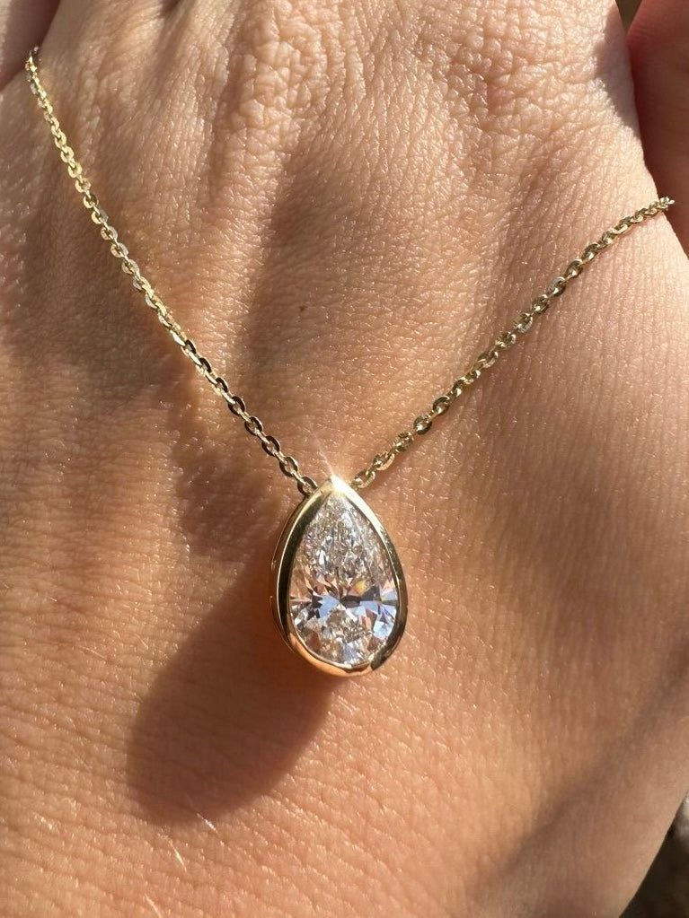 שרשרת REN יהלום טיפה