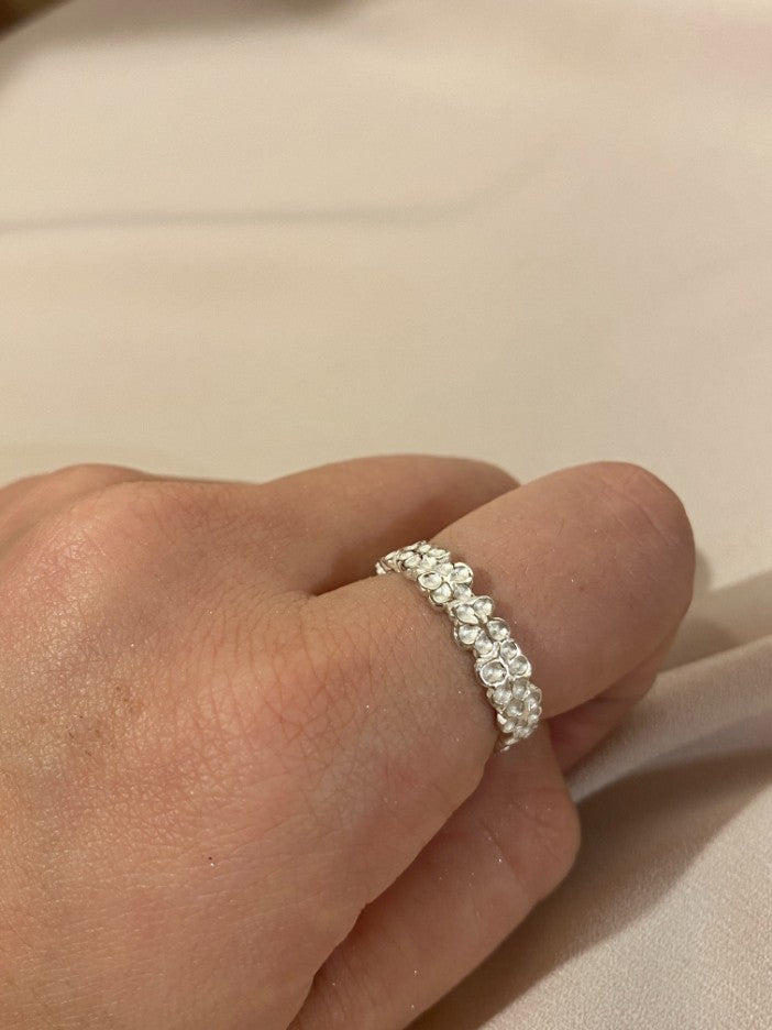 טבעת Bloom כסף