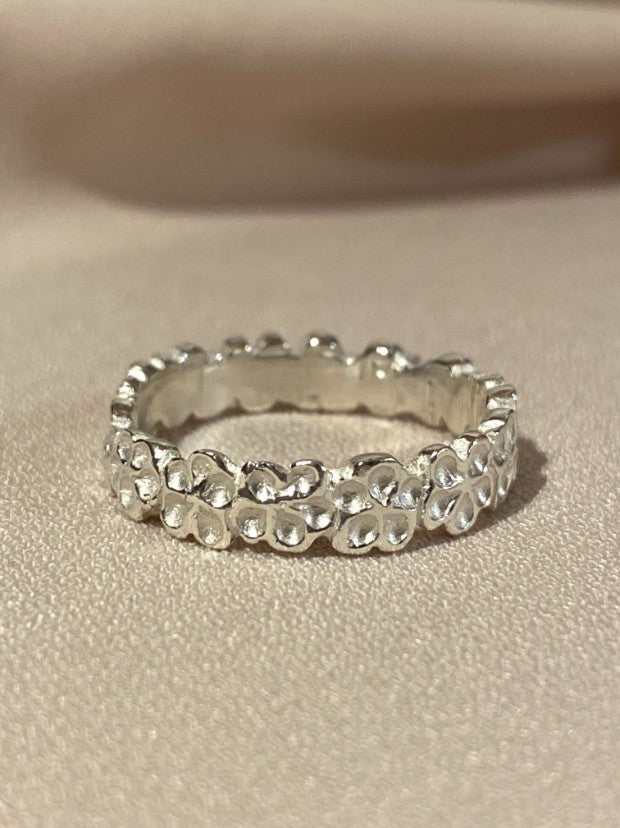 טבעת Bloom כסף