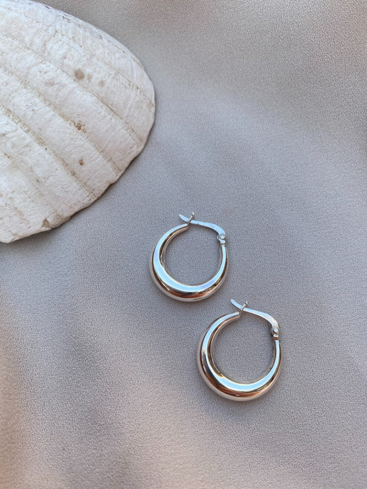 עגילי Kim כסף