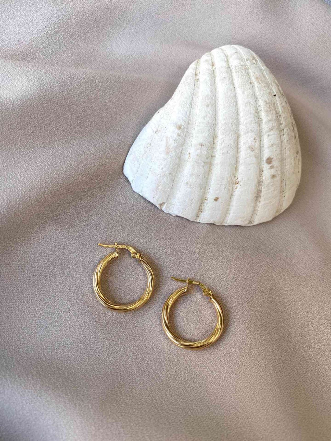 עגילי Spiral Gold זהב